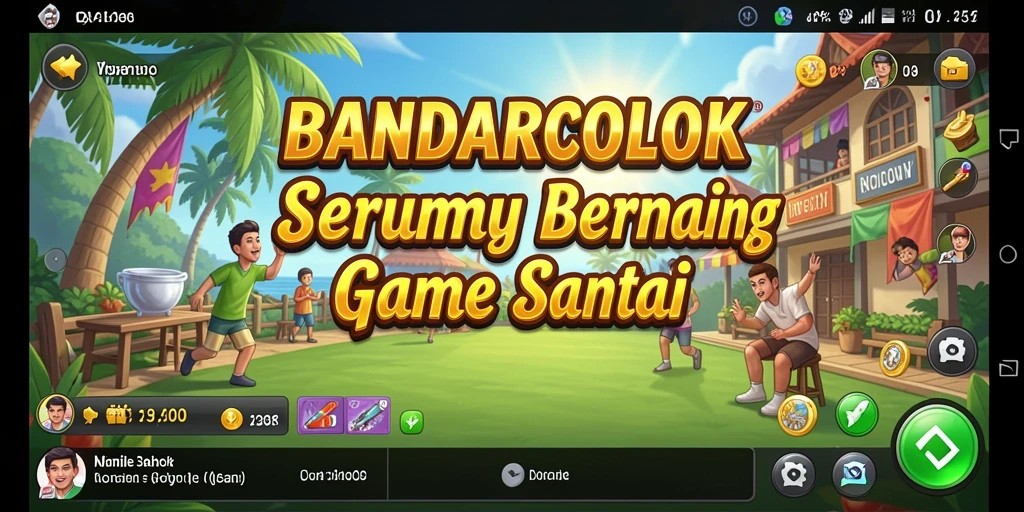 Tampilan gameplay menarik dari BANDARCOLOK, penuh warna dan menyenangkan.