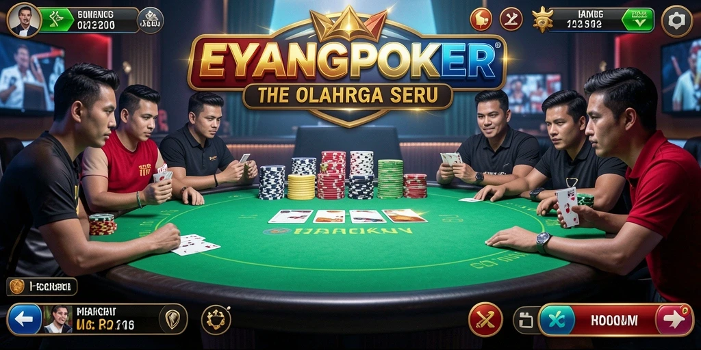 Gameplay seru EYANGPOKER yang menggugah adrenalin.